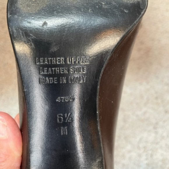 Franco Barbieri Italian Leather Zebra Print Heel - Size 6 1/2 - Picture 8 of 9